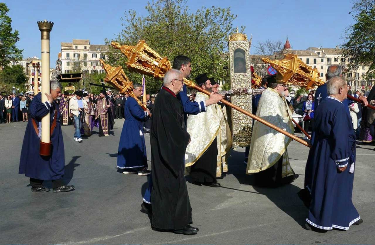 megali evdomada stin kerkyra, agios spyridon, mitropoli kerkyras