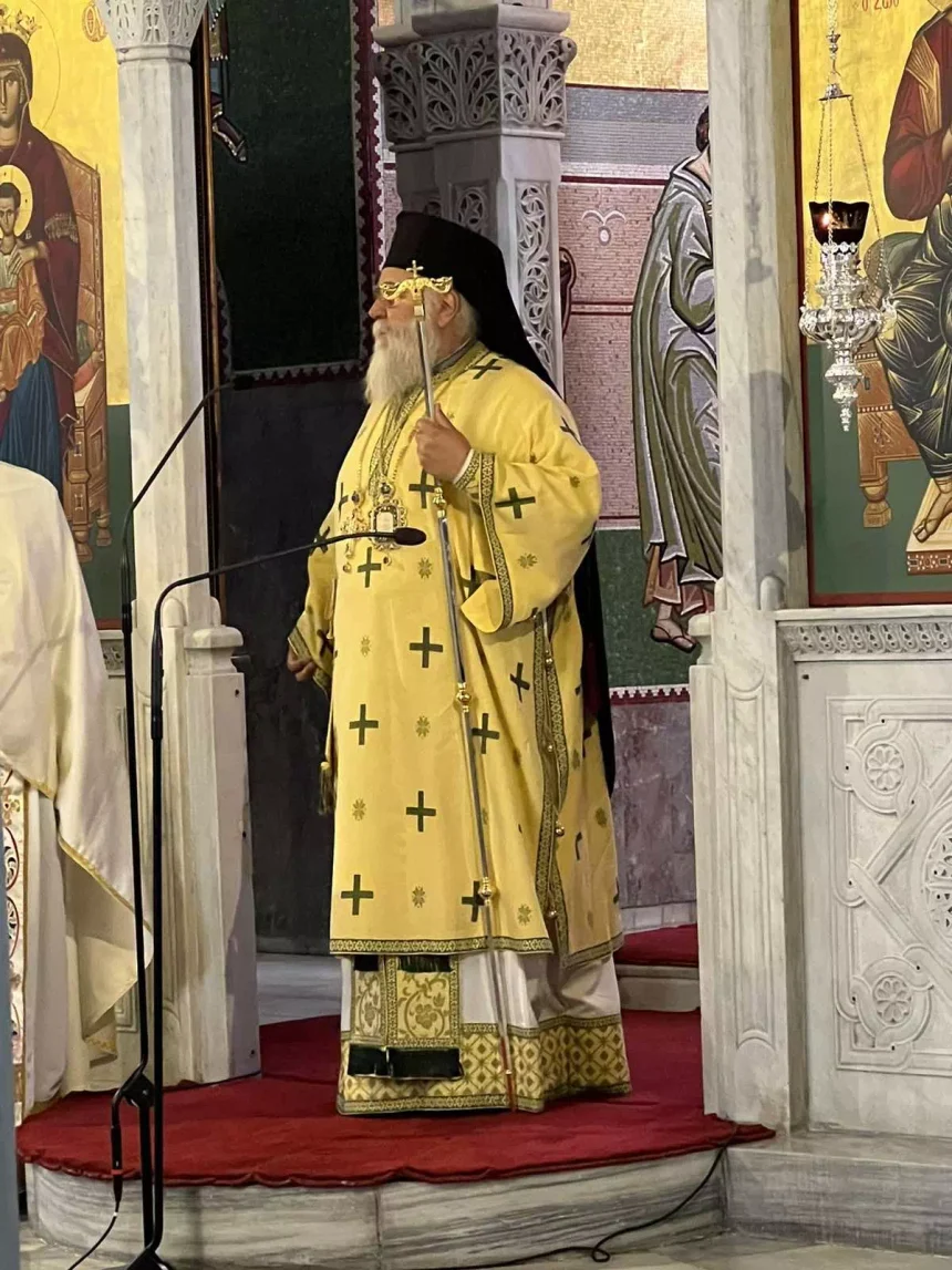Ο Μητροπολίτης Κερκύρας Νεκτάριος στον Ιερό Ναό Αγίων Κωνσταντίνου και Ελένης Βόλου (3)